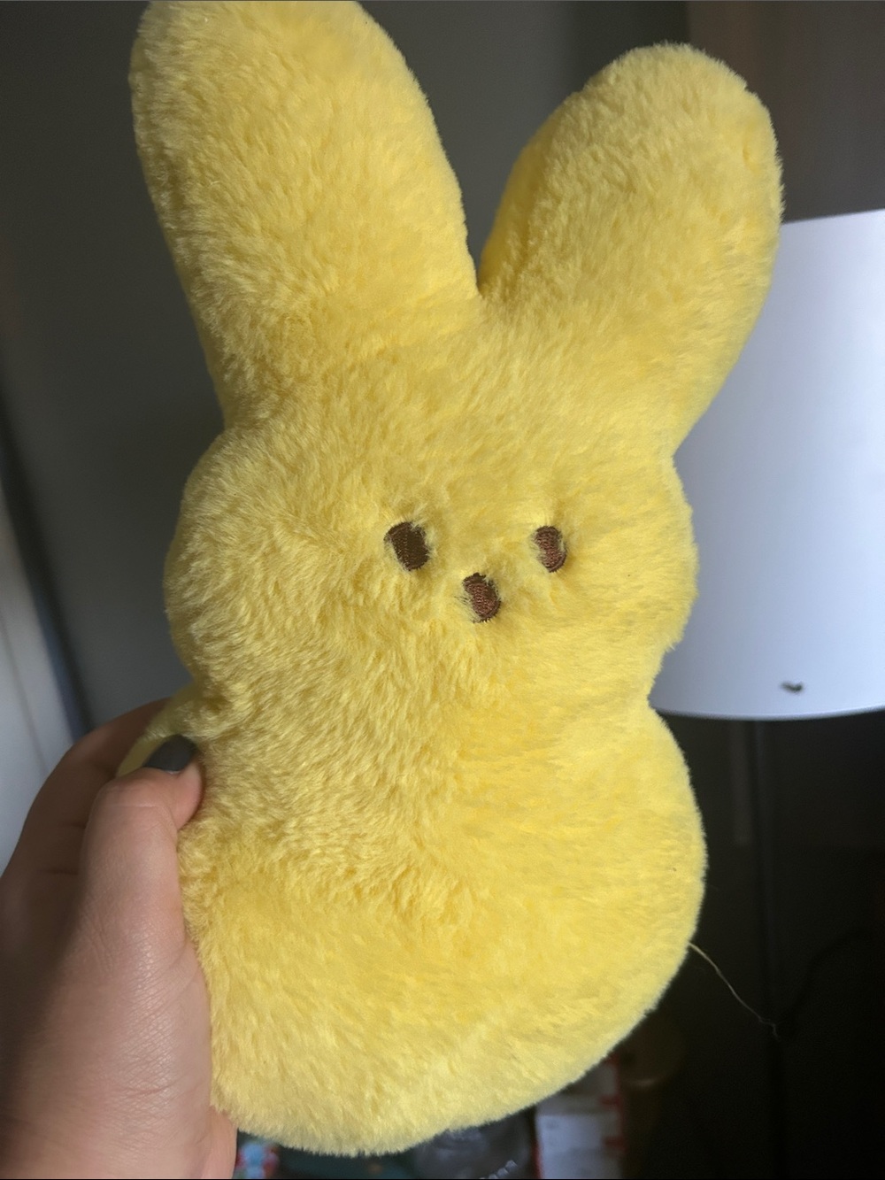 Peeps Yellow Bunny Plush Rabbit Large 17” Stuffed Animal